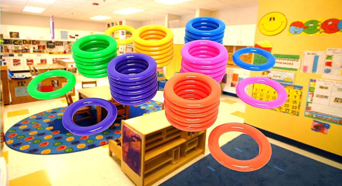 Plastic Cane Rack Rings (30 Pack)