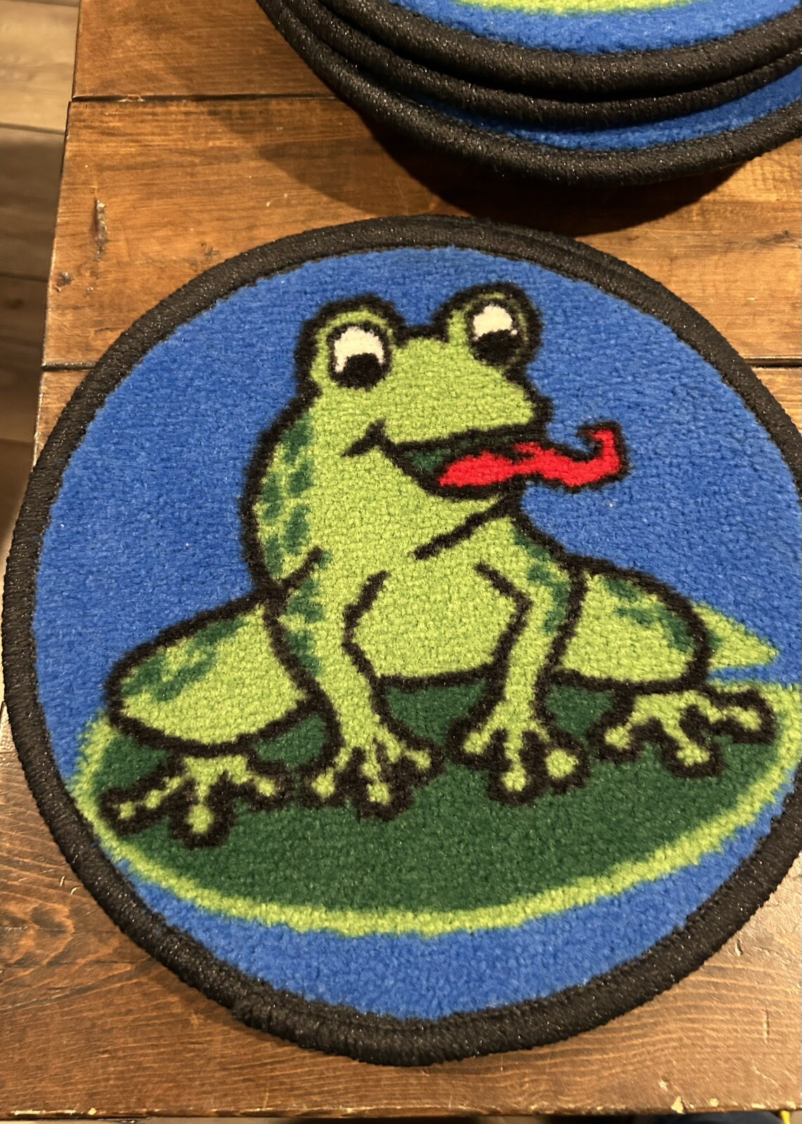 Carpet Circles Frog Lilly Pad 1-10 Numbers Hopscotch Preschool 12”