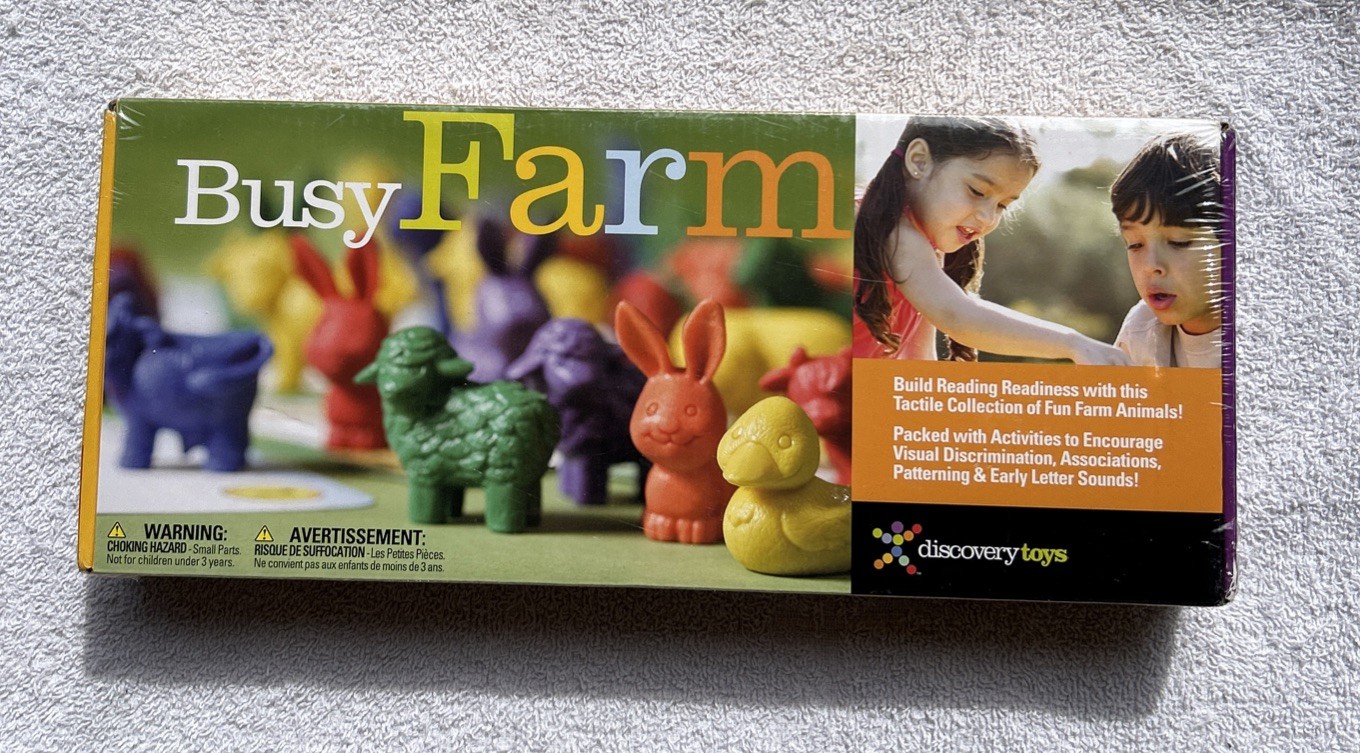 BUSY FARM Educational Reading, Language, Exploration, Motor Skills, Thinking Toy