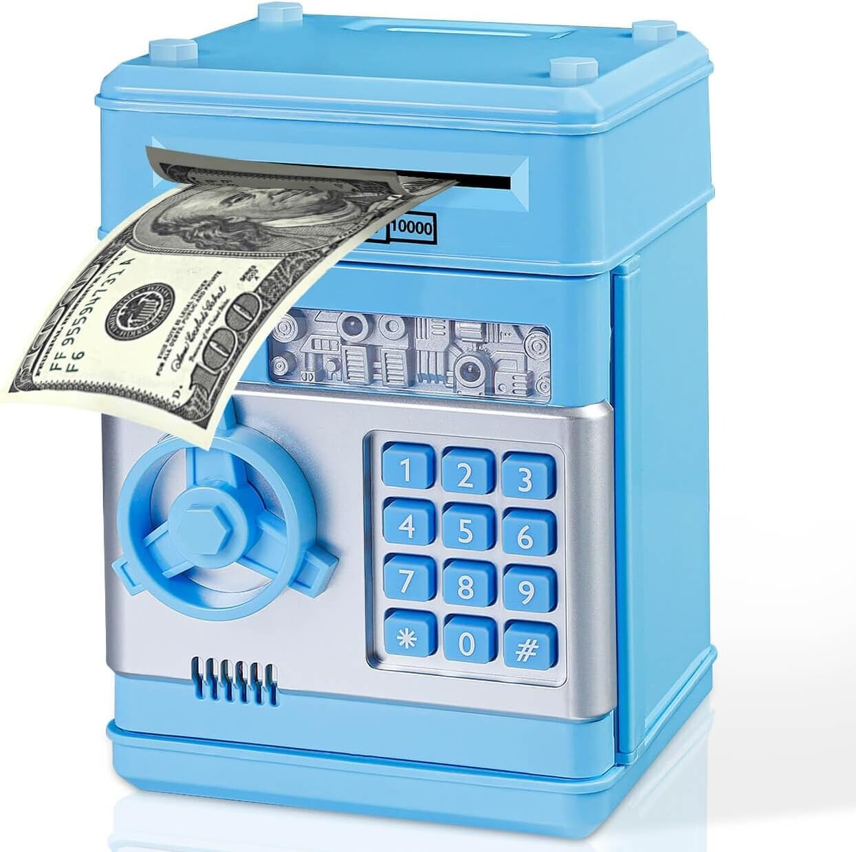 Piggy Bank-ATM Style- Savings Bank-Perfect Christmas or Birthday Gift