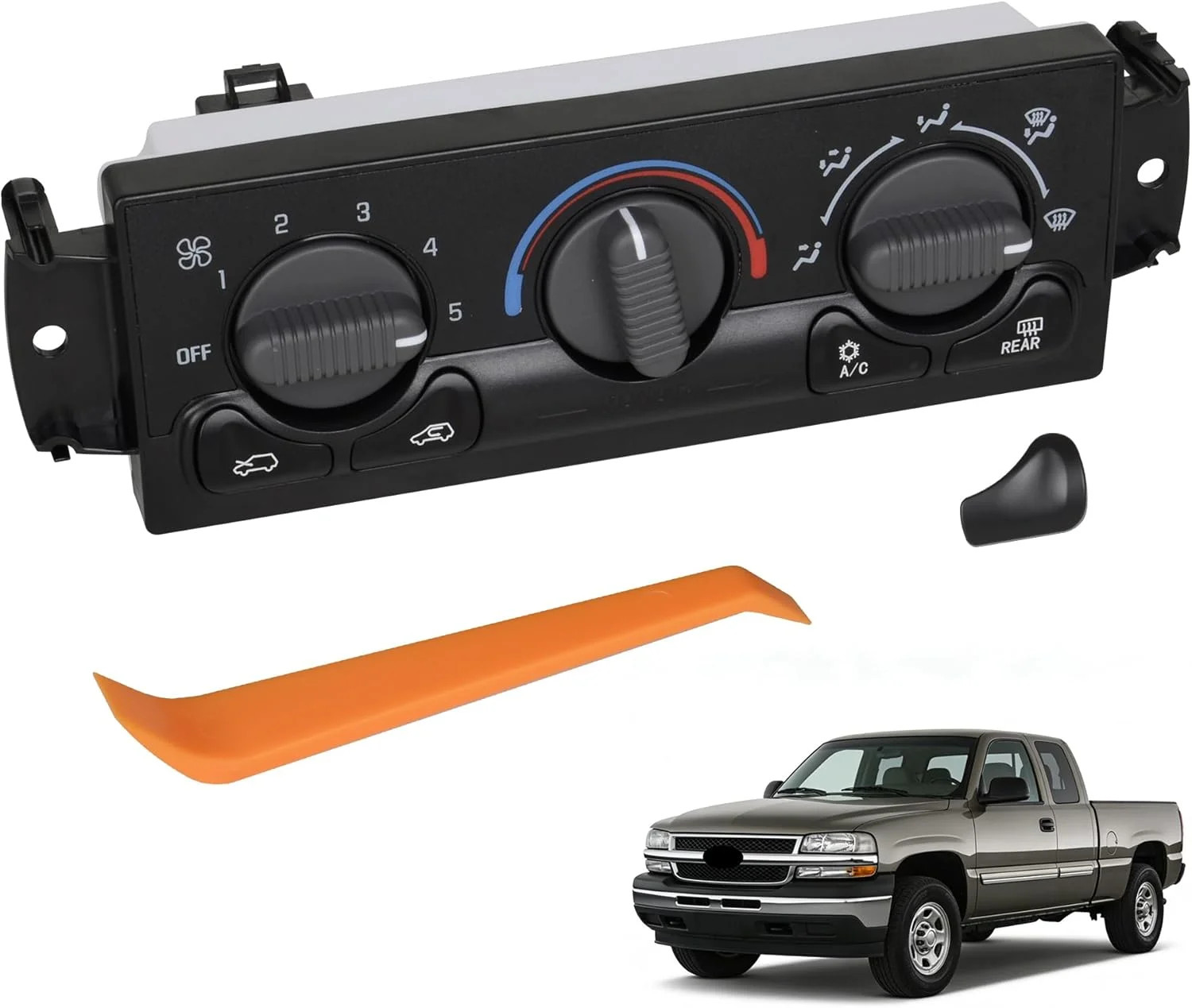 Climate Control Module 599-218 A/C Control Panel Compatible with Chevy Silverado
