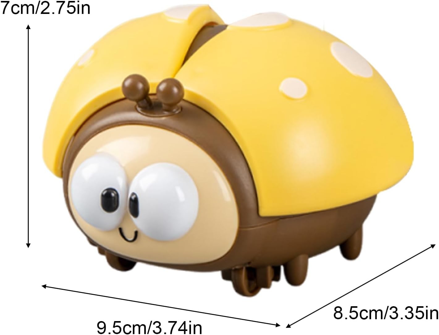 Ladybug Airball Toy,Cartoon Blowing Ball Toy,Electric Floating Floating Ball Toy