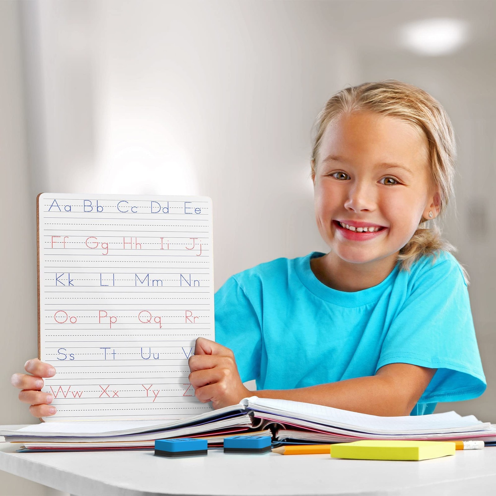 Scribbledo Dry Erase Handwriting Practice for Kids 9 x 12 inch Alphabet Traci