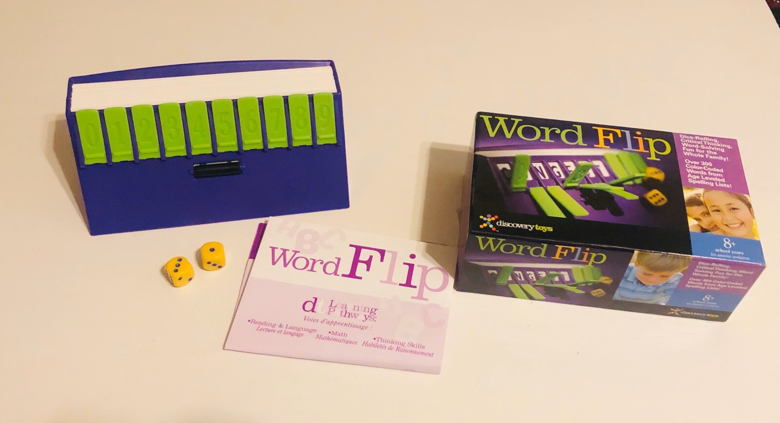 Discovery Toys Word Flip Game – Dice Rolling, Critical Thinking, Word Solving