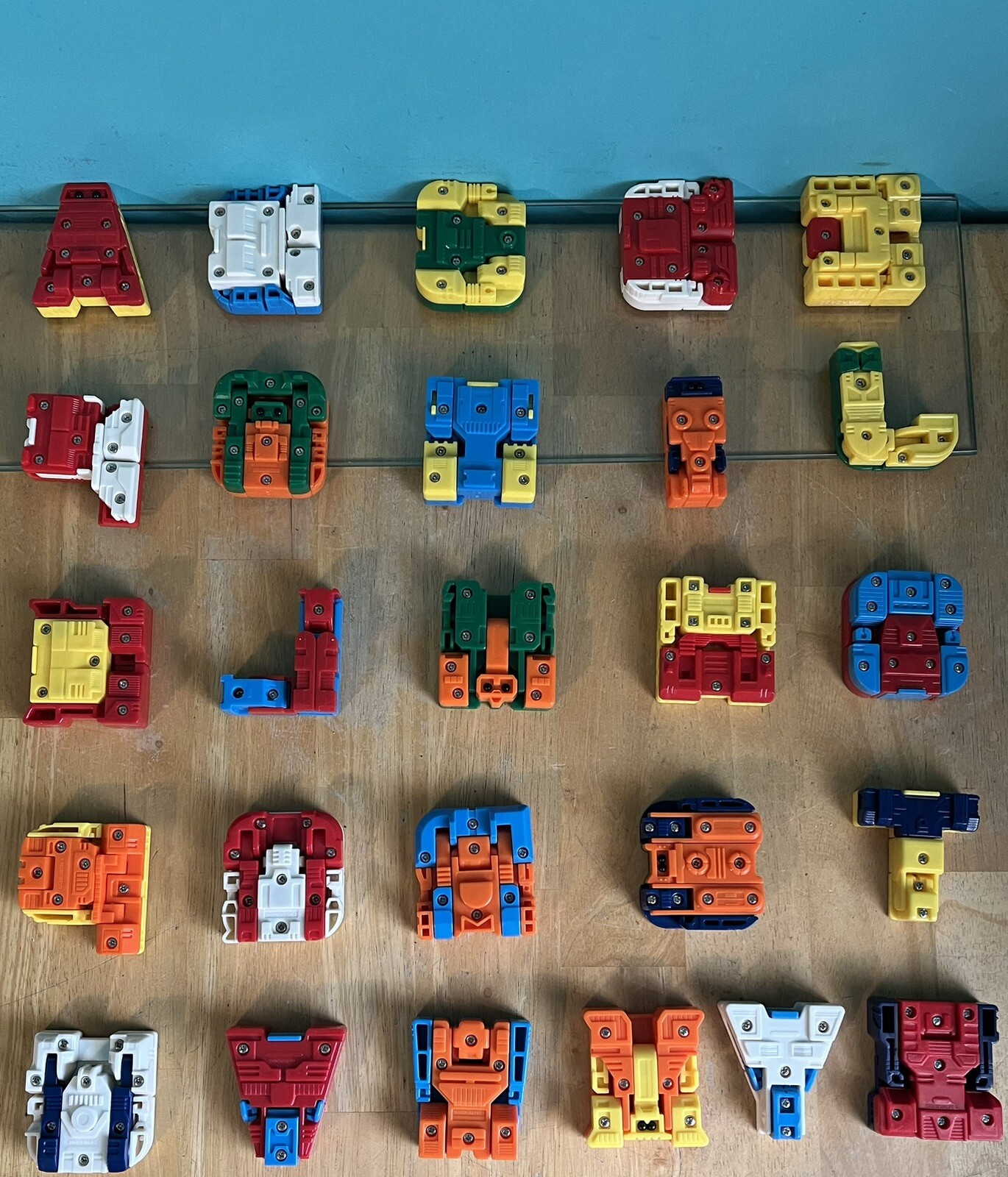 Alpha Bots Transformers Robot Fun & Educational Letters, A-Z, 26 pcs., A-41