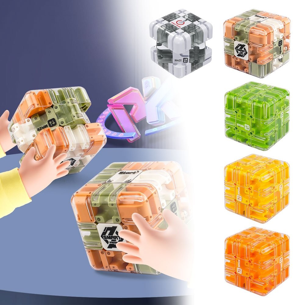 Maze Toy Roller Ball Education Toy Maze Cube For Classroom Party JQ