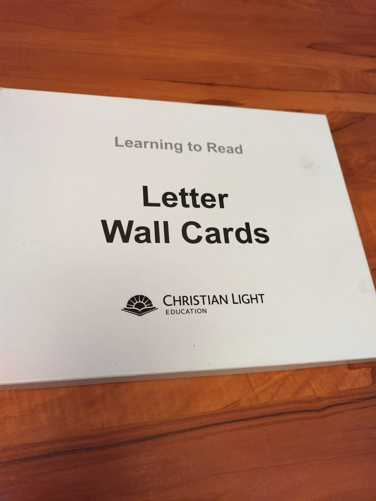 Christian Light Alphabet & Vowels Wall Cards (8.25″ x 10.75″)