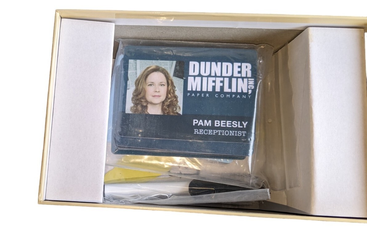 The Office Downsizing Game 16+ Cardinal 5-10 Players NBC Dunder Mifflin Open Box
