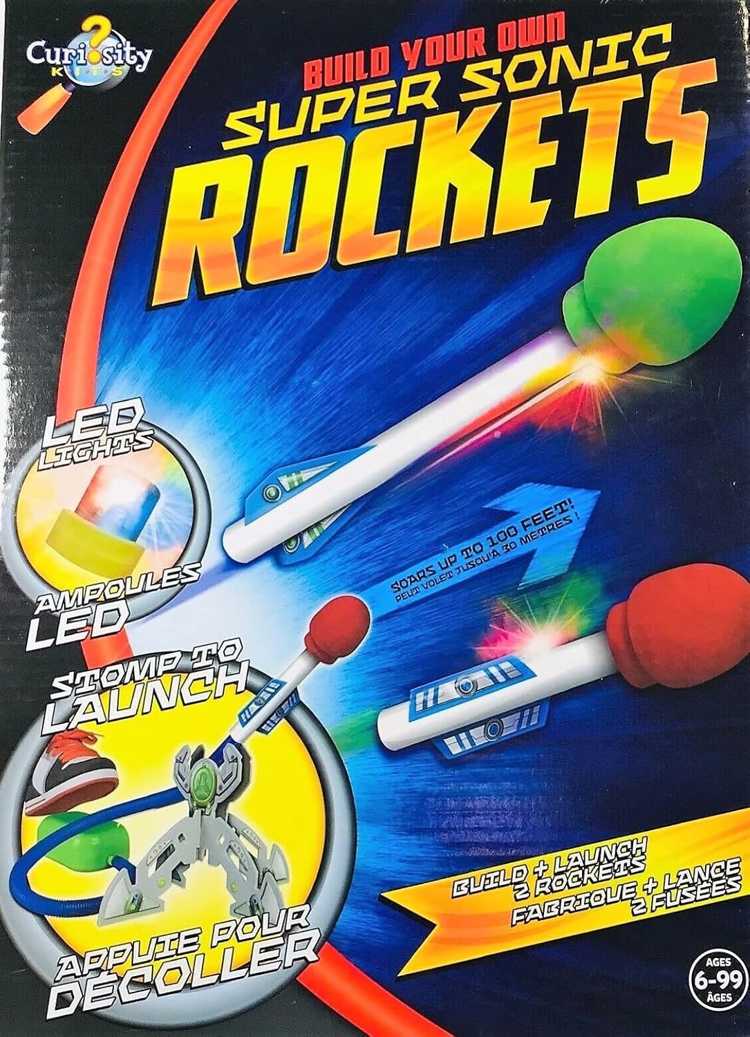 Build Your Own Super Sonic Rockets Curiosity Kits STEM Science Kids Toy ORB 6+yr