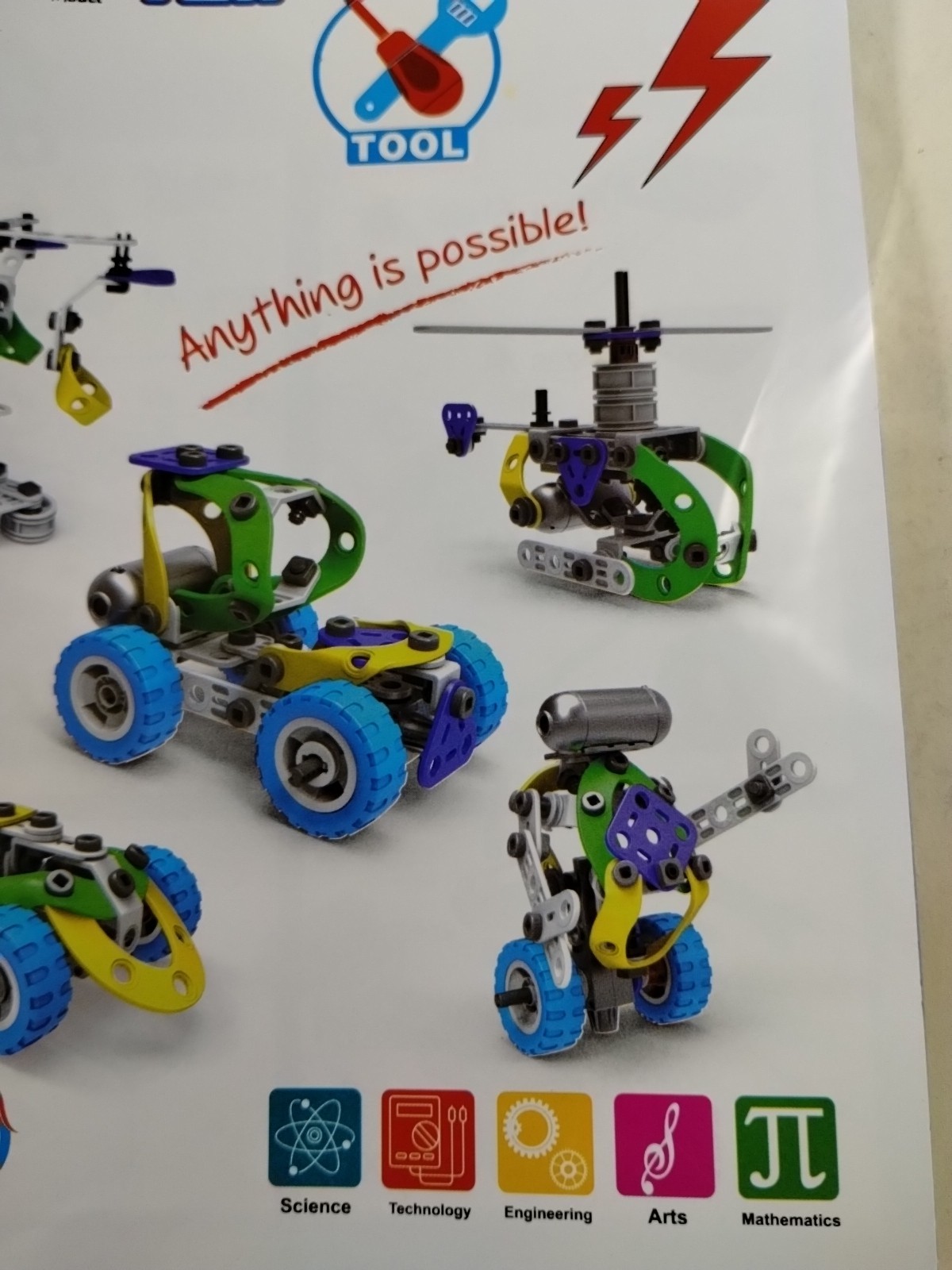 10 in 1 Electric Stem Toys for 5 + Boys & Girls Complete Toy Building Block Set