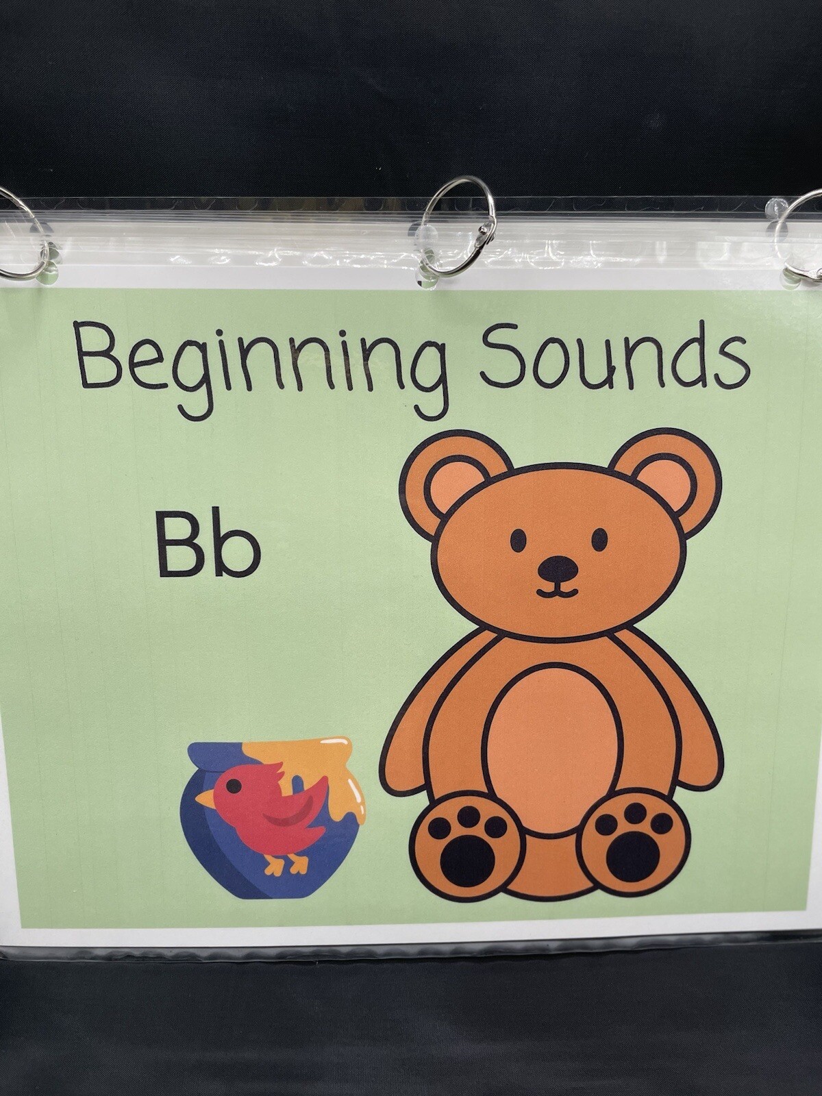 Beginning Sounds Reading Phonics Activity Busy Book Game Educational Children’s