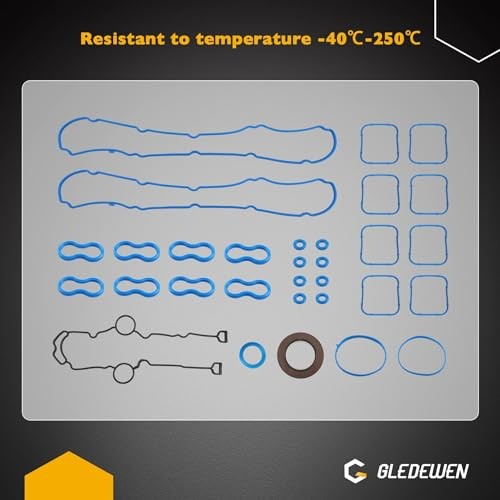 HS26423PT 5.7L Full Cylinder Gasket Set with Head Bolts, Compatible with