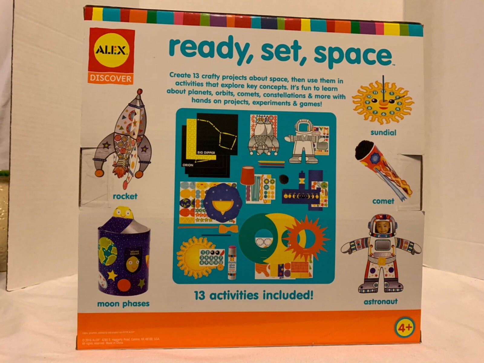 New Sealed ALEX Discover Ready Set Space Learning Kit 13 Activities 478 pieces