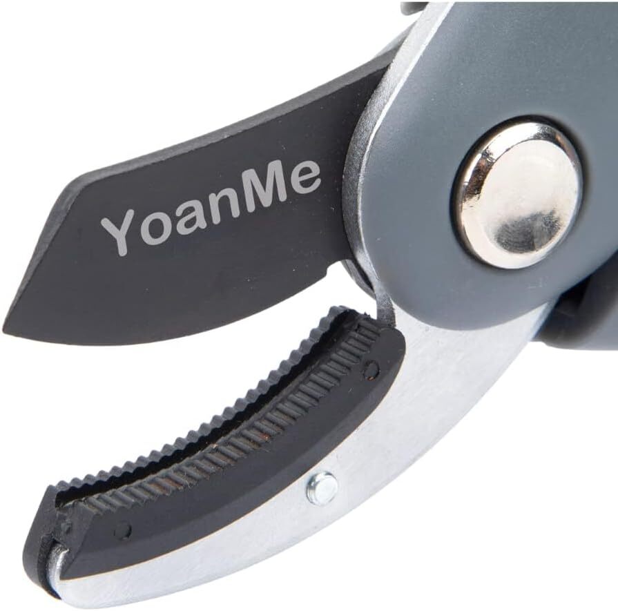 YoanMe-Gardening Scissors, 8″ Heavy Duty Anvil Pruner, Tree Trimmers