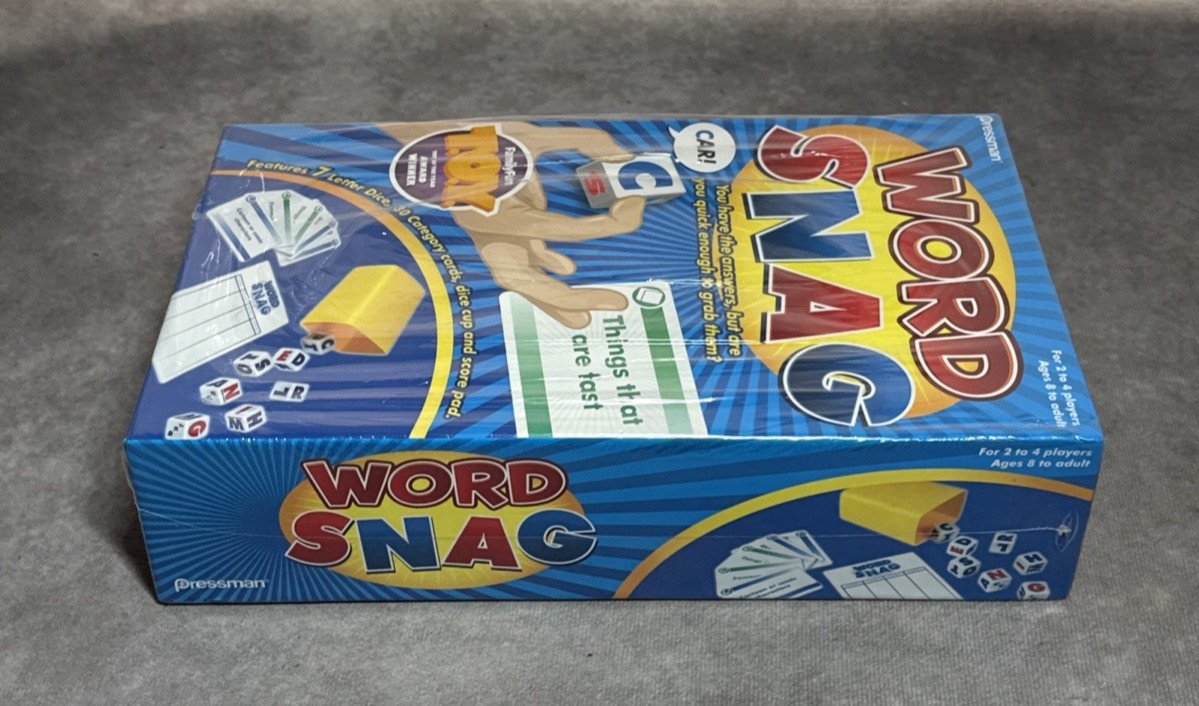 Pressman Word Snag Game 2012 Toy of the Year Award Winner Word Dice Game