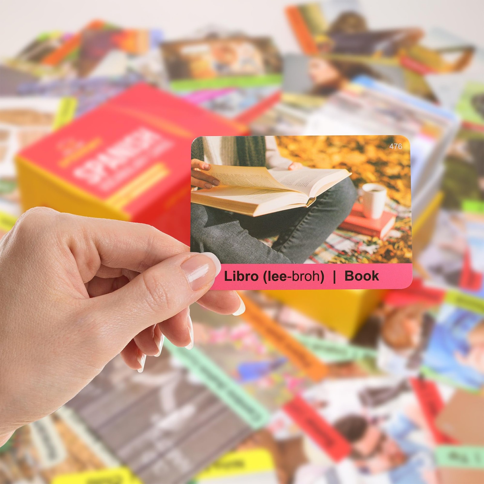 Spanish Flash Cards for Adults, Kids – Spanish Vocabulary Flashcards with Pictur
