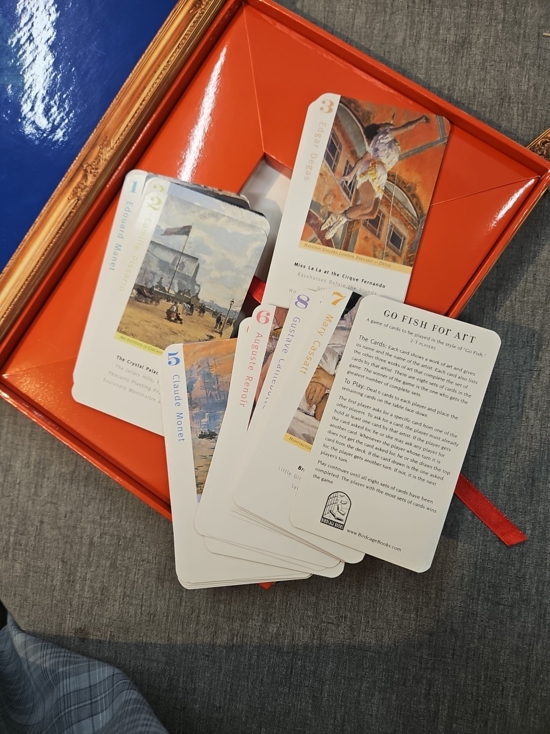 The Impressionist Art Game – Editor’s Choice Grand Prize – Birdcage Books
