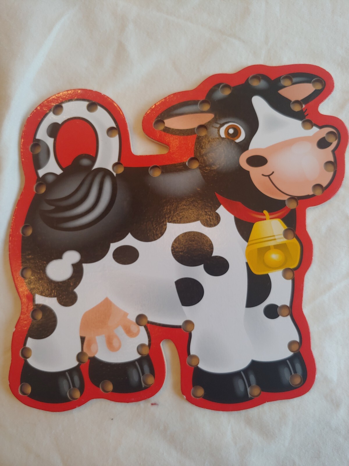 8 Animal Lacing Cards, 5 Strings Great For Dexterity, Item 270