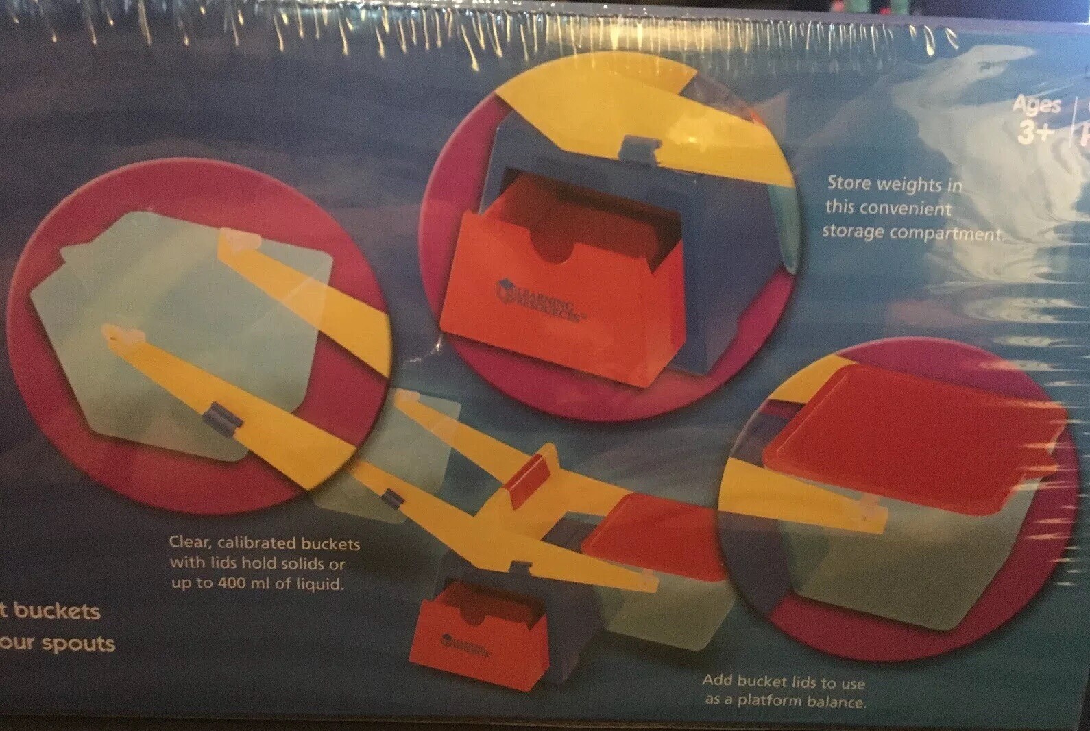 Learning Resources Primary Bucket Balance LER 1521 ~ New