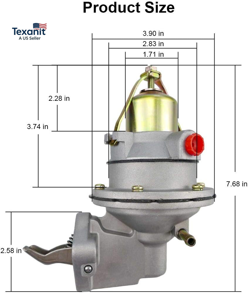 Mechanical Fuel Pump Fits for Mercruiser Mercury Marin MC120 MC165 MC170 MC180 M