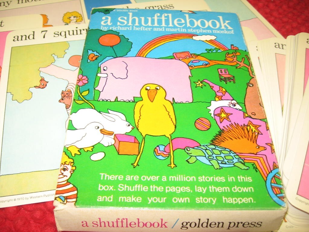 Vintage A SHUFFLEBOOK Golden Press Richard Hefter Martin S. Moskof