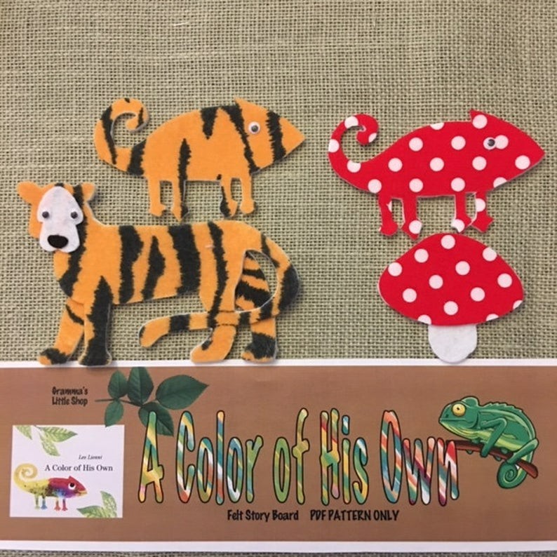 A Color of His Own Fun Felt Set for Felt Boards & Learning Play