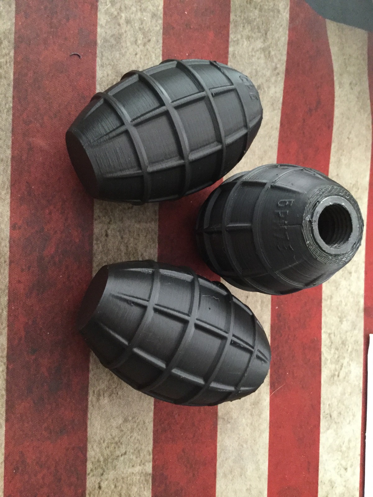 FAKE / prop Yugo Frag Hand Grenade – life Size Plastic Replica (body only) ONE