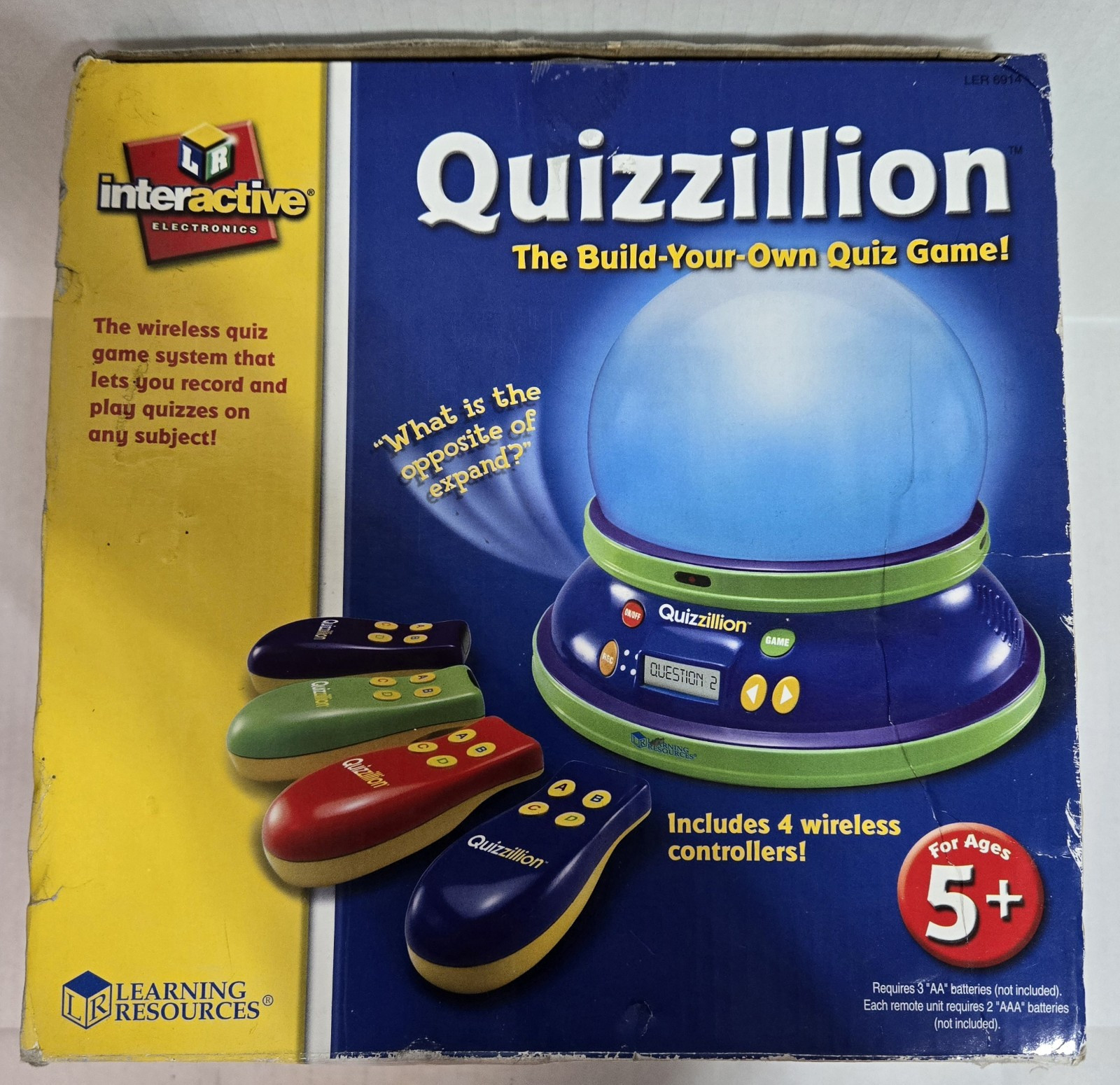 Learning Resources Quizzillion: The Build-Your-Own Quiz Game! New Open Box