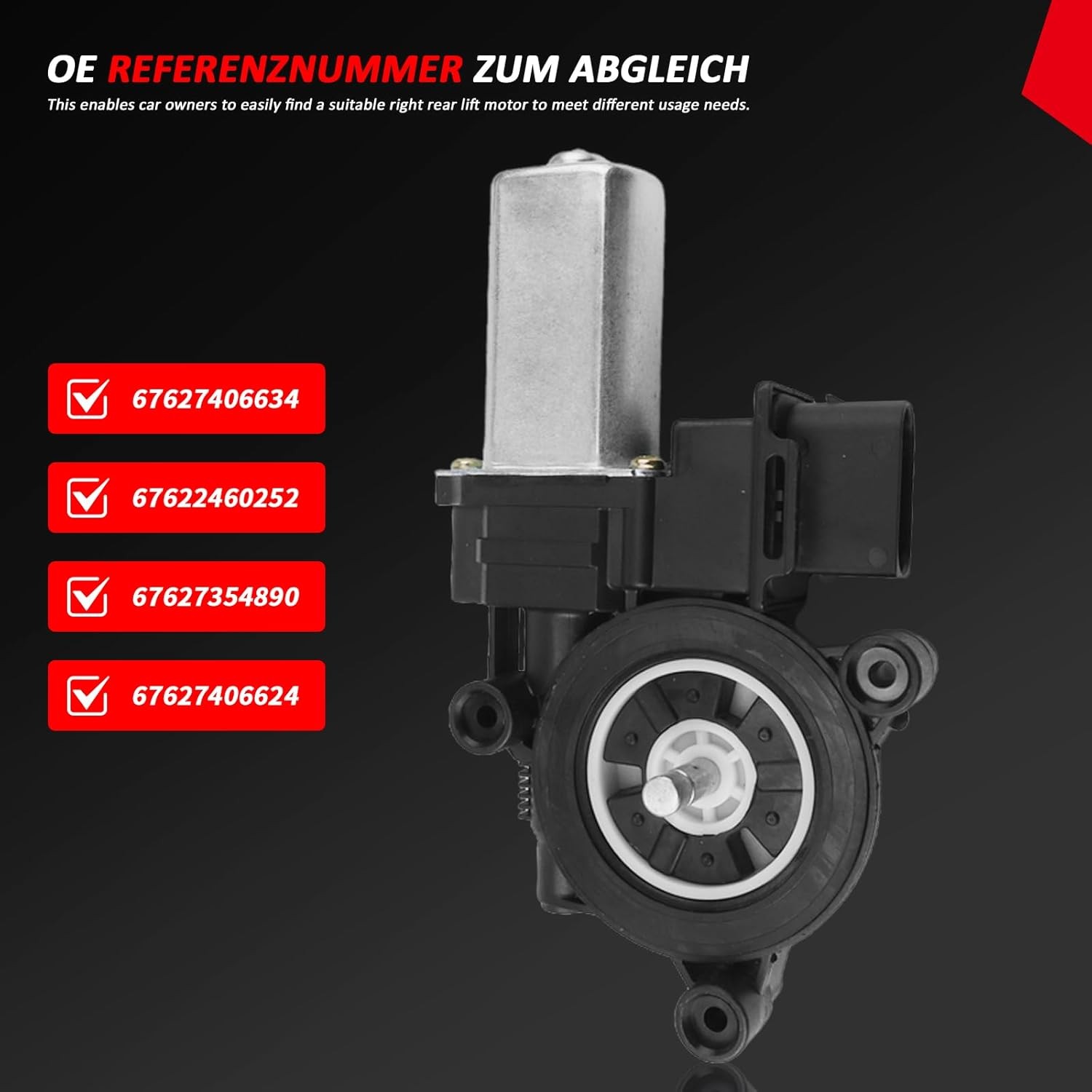 Front Window Motor -Right Left Lift Motor for BMW 1 SeriesMotor F20 2011-2015 3