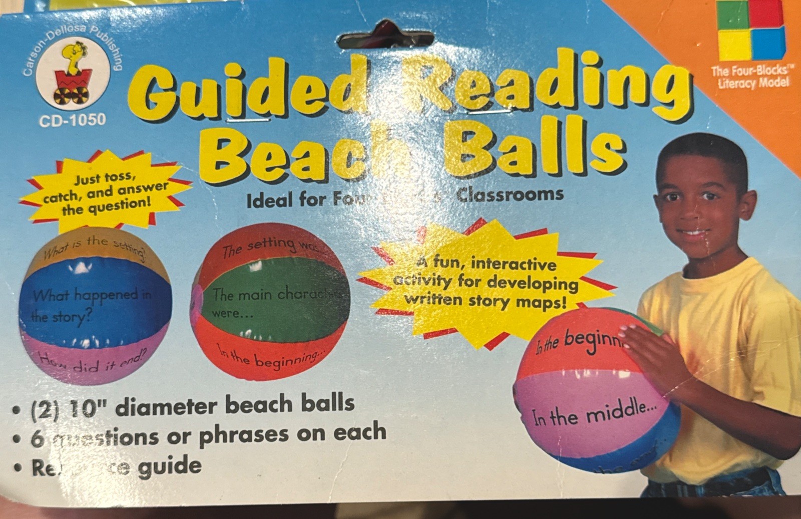 Carson-Dellosa Guided reading beach balls – Reading Comprehension Game