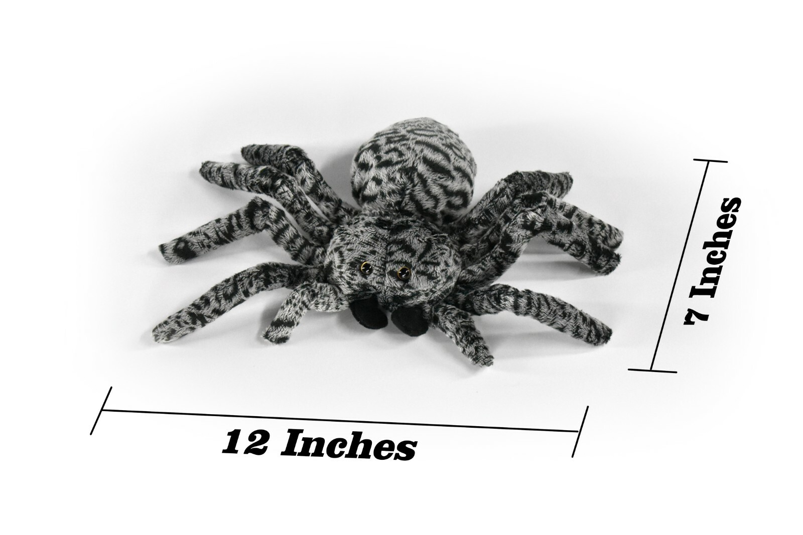 Spider, Tarantula, Stuffed Insect, Educational, Plush Realistic Figure 12″ F1344