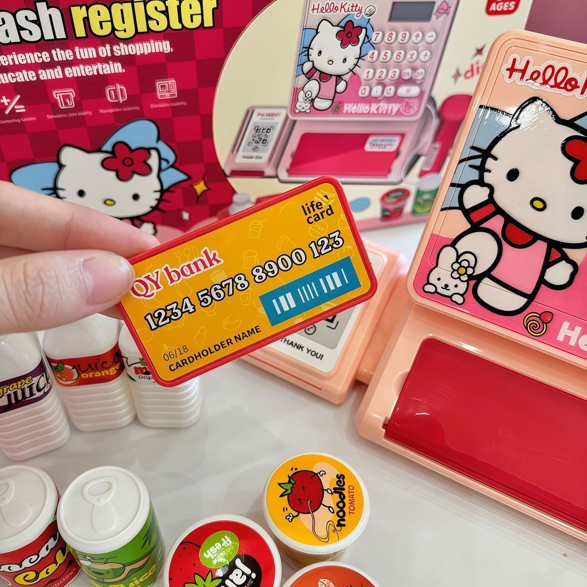Hello Kitty Coin Counter Change Money Cash Counting Machine Bank Kids Toy sound