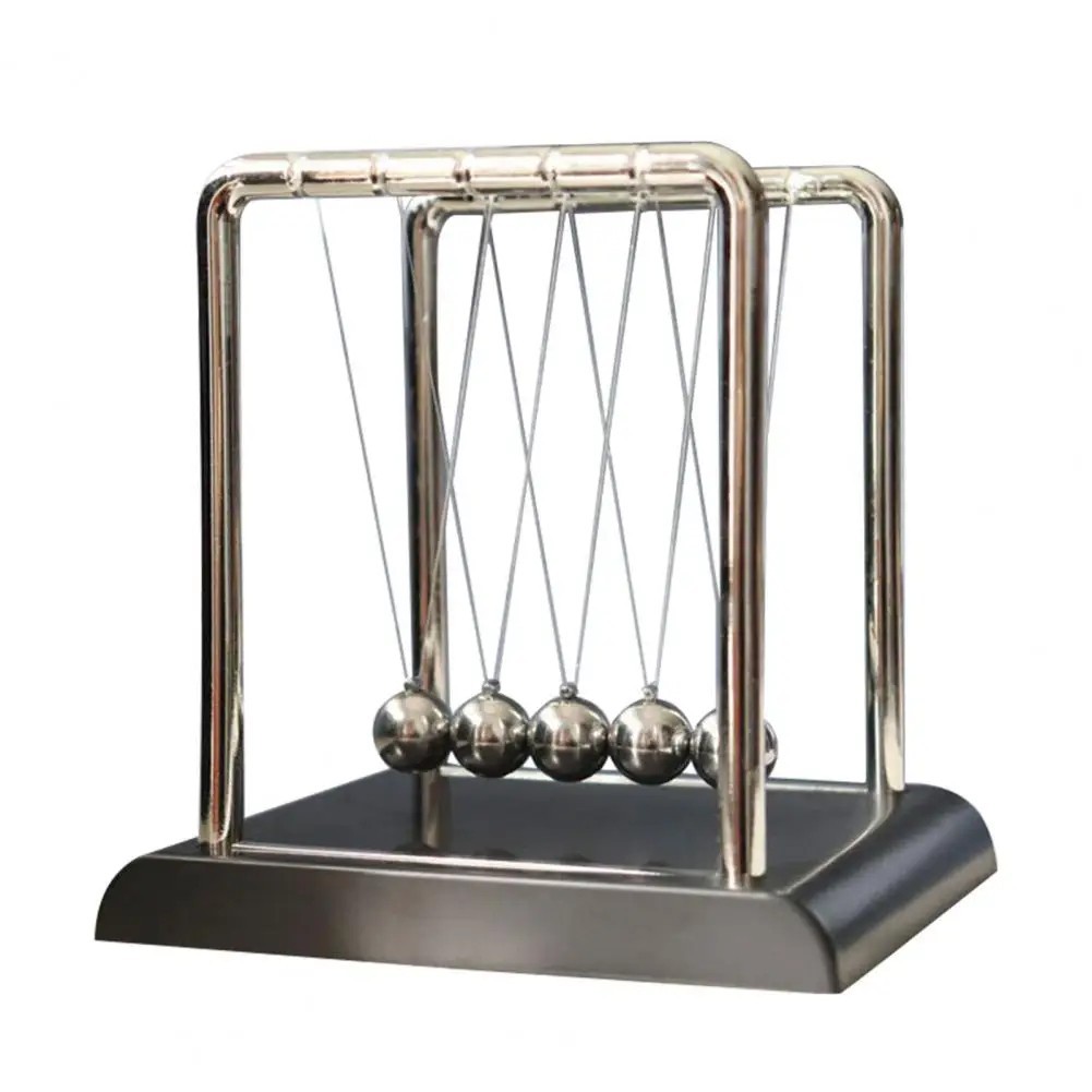 Kinetic Energy Newton Cradle Pendulum Desk Toy Office Stress Reliever.