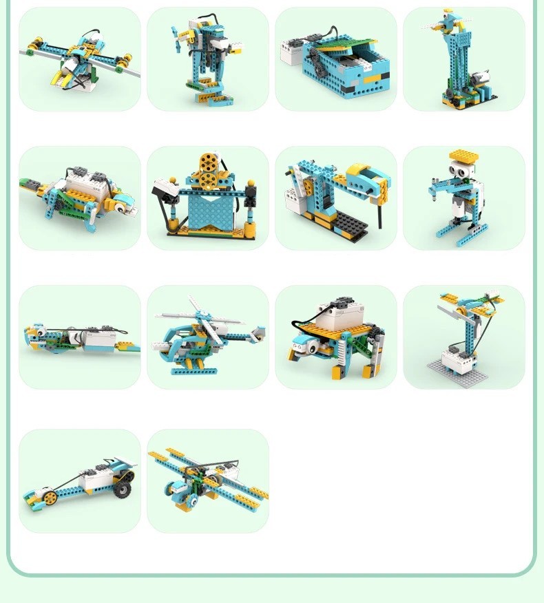 42-in-1 Multi Model STEM Robotics Building Blocks Kit Electric Educational Toy