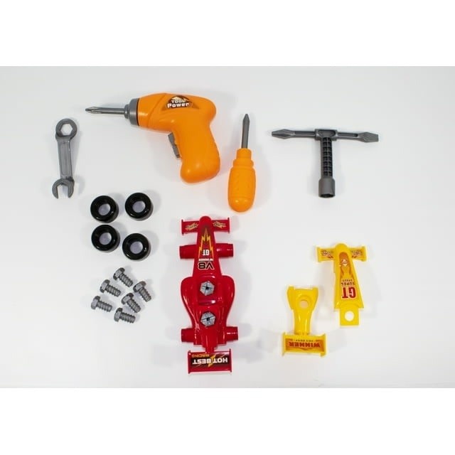 IMX14701 2 IN 1 TAKE APART RED RACING CAR