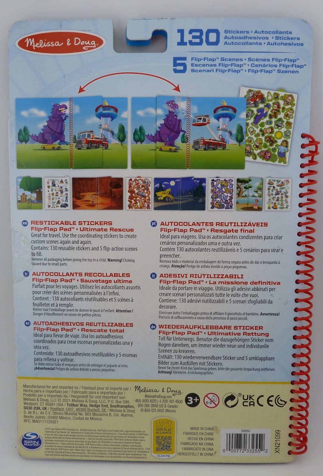 NEW Blues Clues-Paw Patrol Lot 3 Sticker Books & Puzzle Magnets Restickable Fun