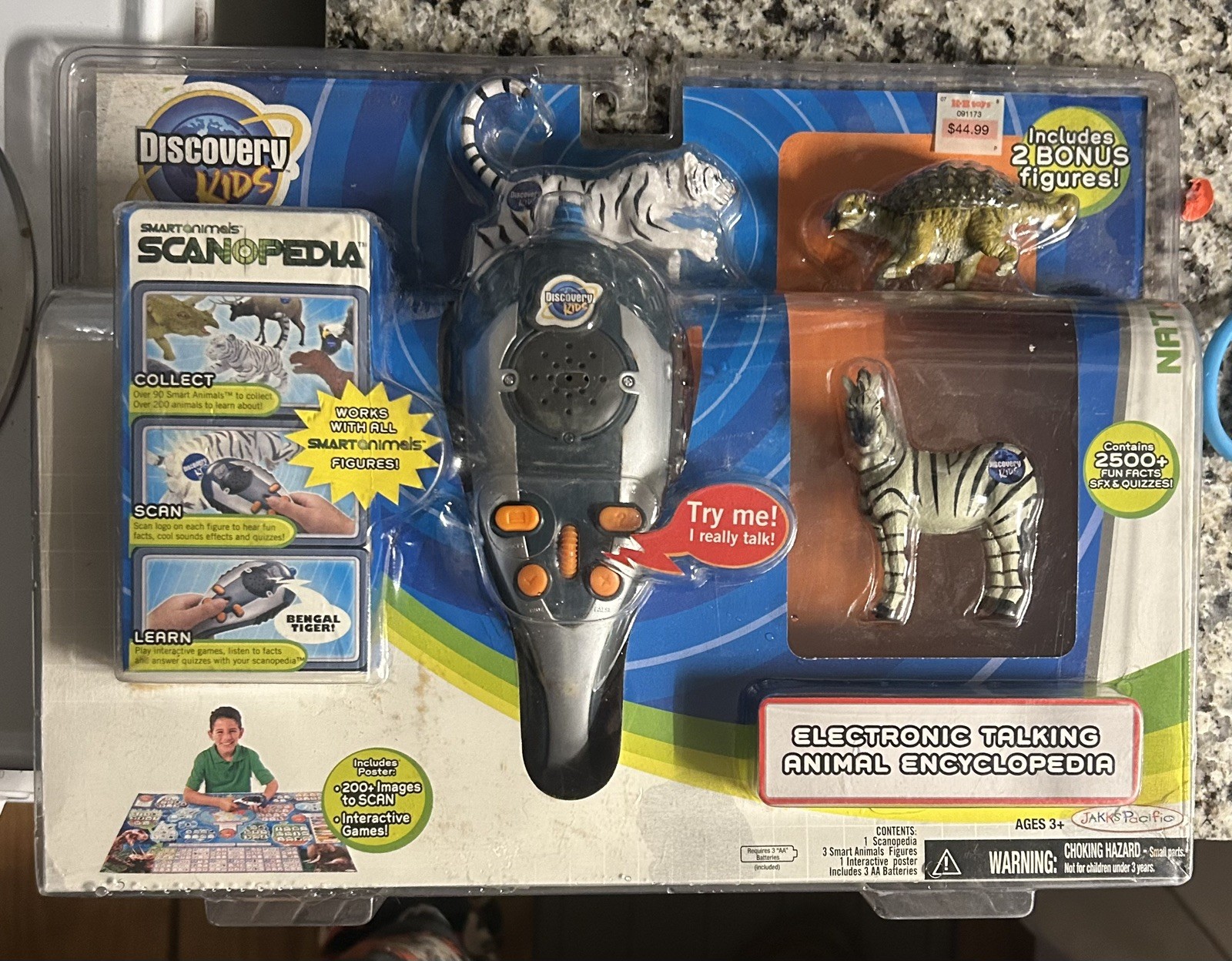 Discovery Animal Scanopedia Electronic Talking Scans Any Smart Animal NEW