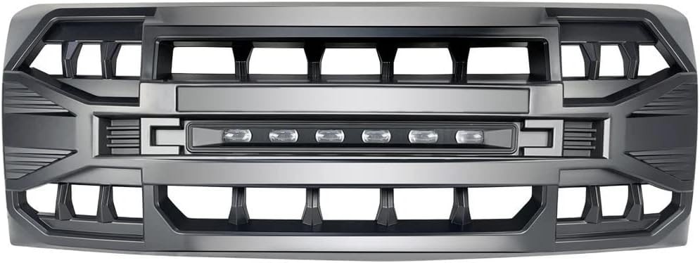 Front Grill Replacement for F150 2009-2014, Matte Black Front Bumper Grille