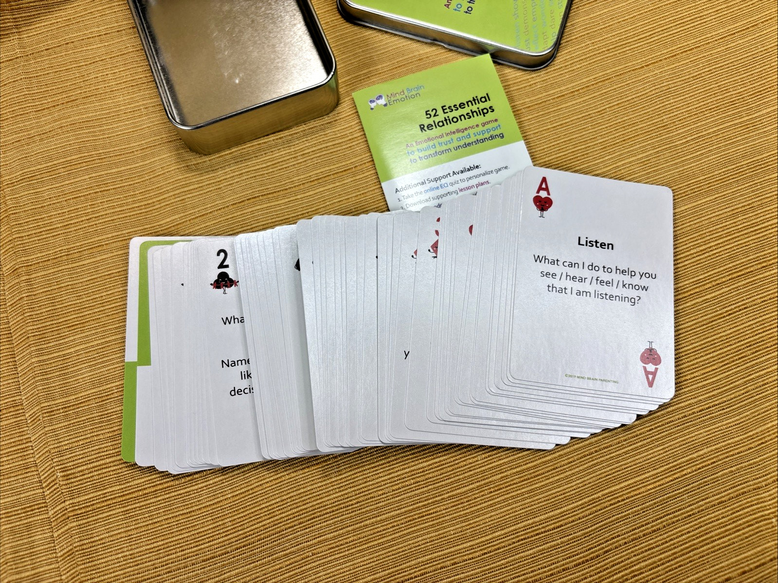 Mind Brain Emotion 52 Essential Relationships Skills Intelligence Training Game