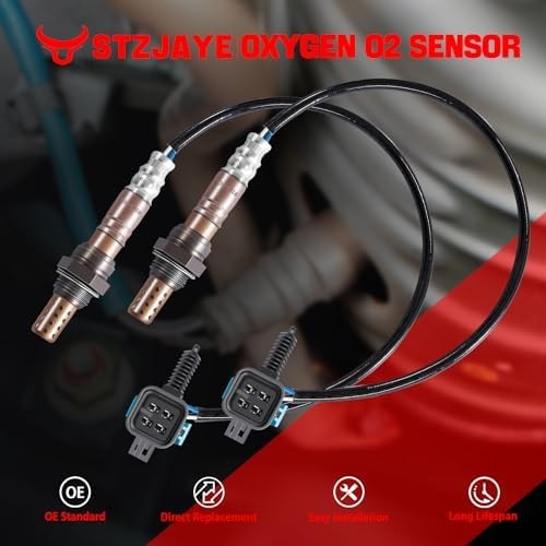 2Pcs Oxygen O2 Sensor 234-4018, Automotive Replacement 02 Sensors Downstream Com