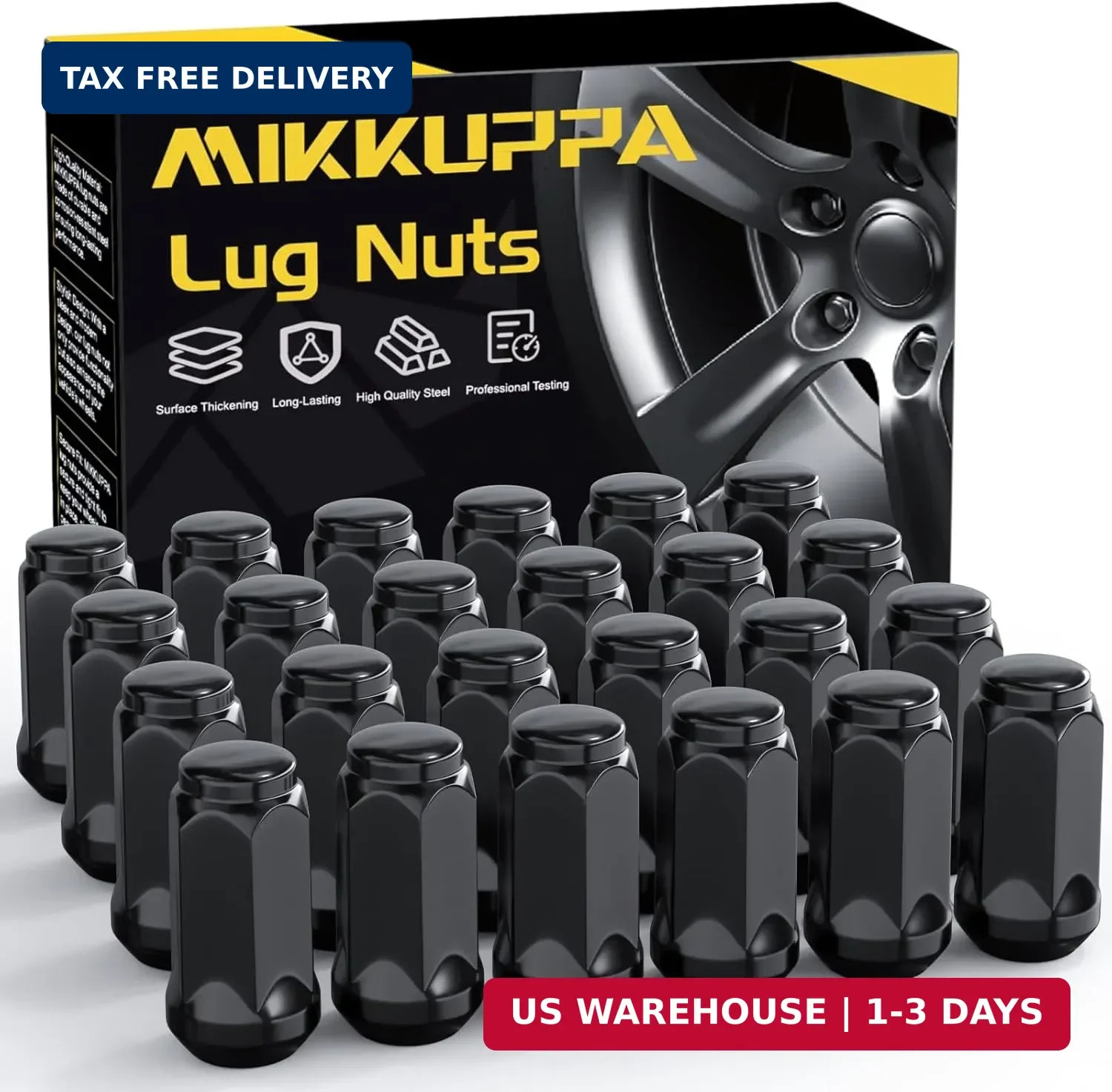 MIKKUPPA M14x1.5 Lug Nuts, Replacement for Chevy Silverado Suburban 1500 Tahoe C