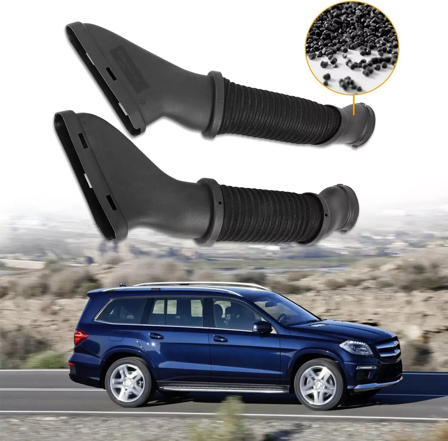 RANSOTO Air Intake Hose Compatible with 2013-2019 Mercedes-Benz GL450 GL550