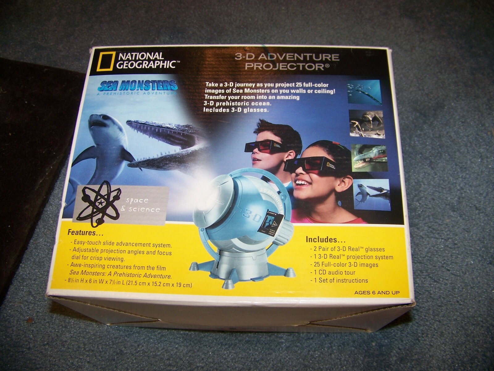 National Geographic 3D Adventure Projector Universe Space Science – Tested