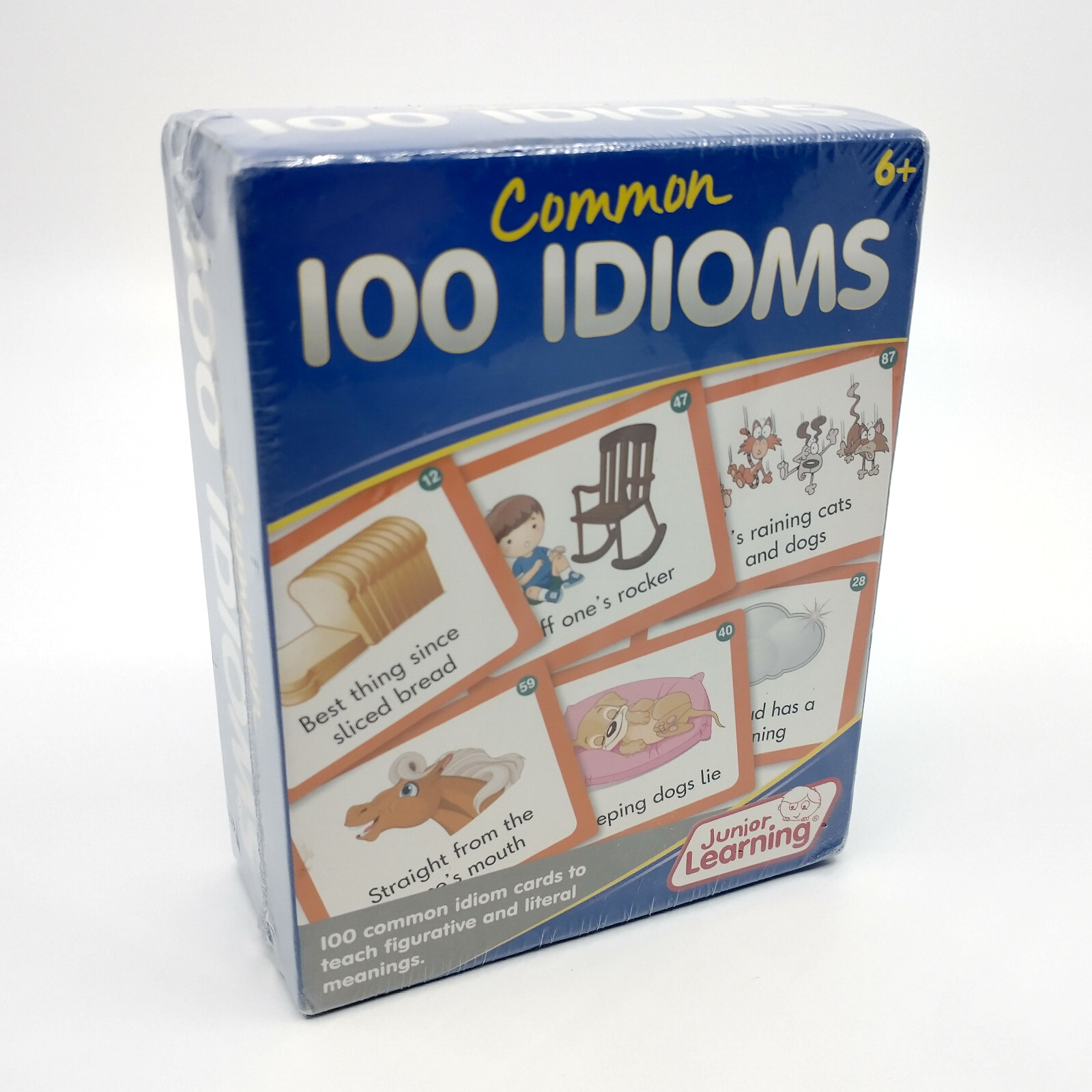 100 Common Idioms Cards by Junior Learning – Teach Figurative Language