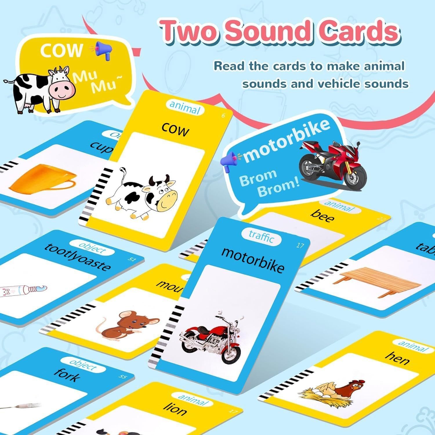 Early Education Flash Cards – Children’s Educational Insert Card Toy