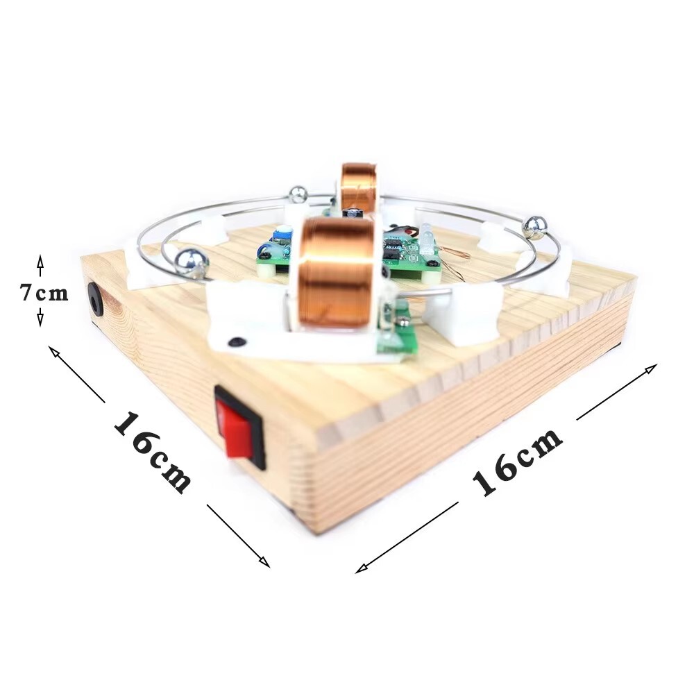 Electromagnetic Accelerator DIY Electrical & Magnetic Induction Circular Motion