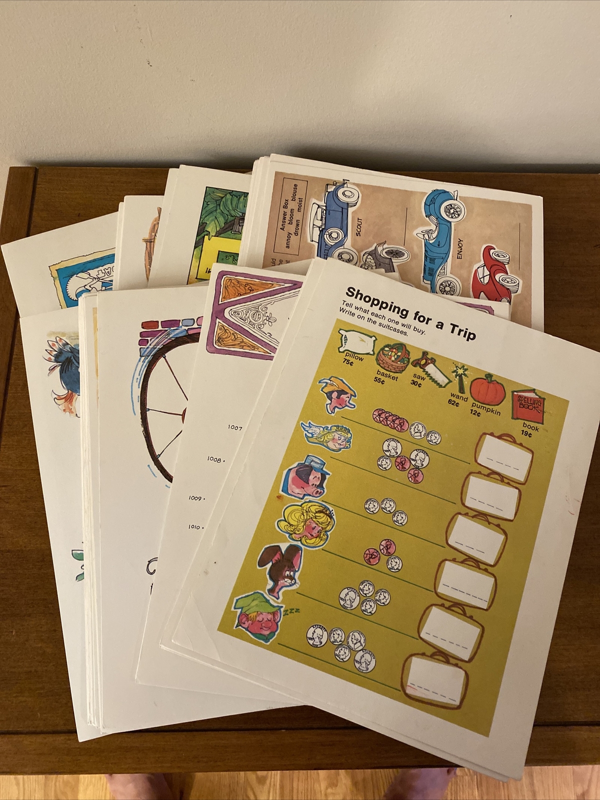 Weekly Reader Educational Games- Activity Sheets & Games