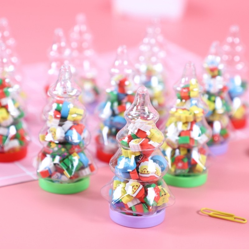 230Pcs Christmas Erasers In Bottle for Kids Boys Girls Holiday Present, Christma