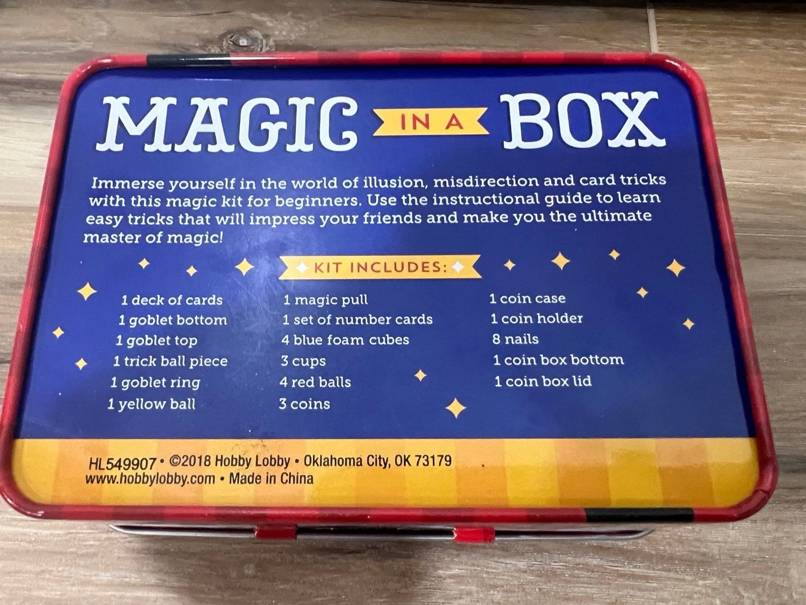 Childrens Magic in a Box Kids Toy Christmas Gift Present Toys Game Games