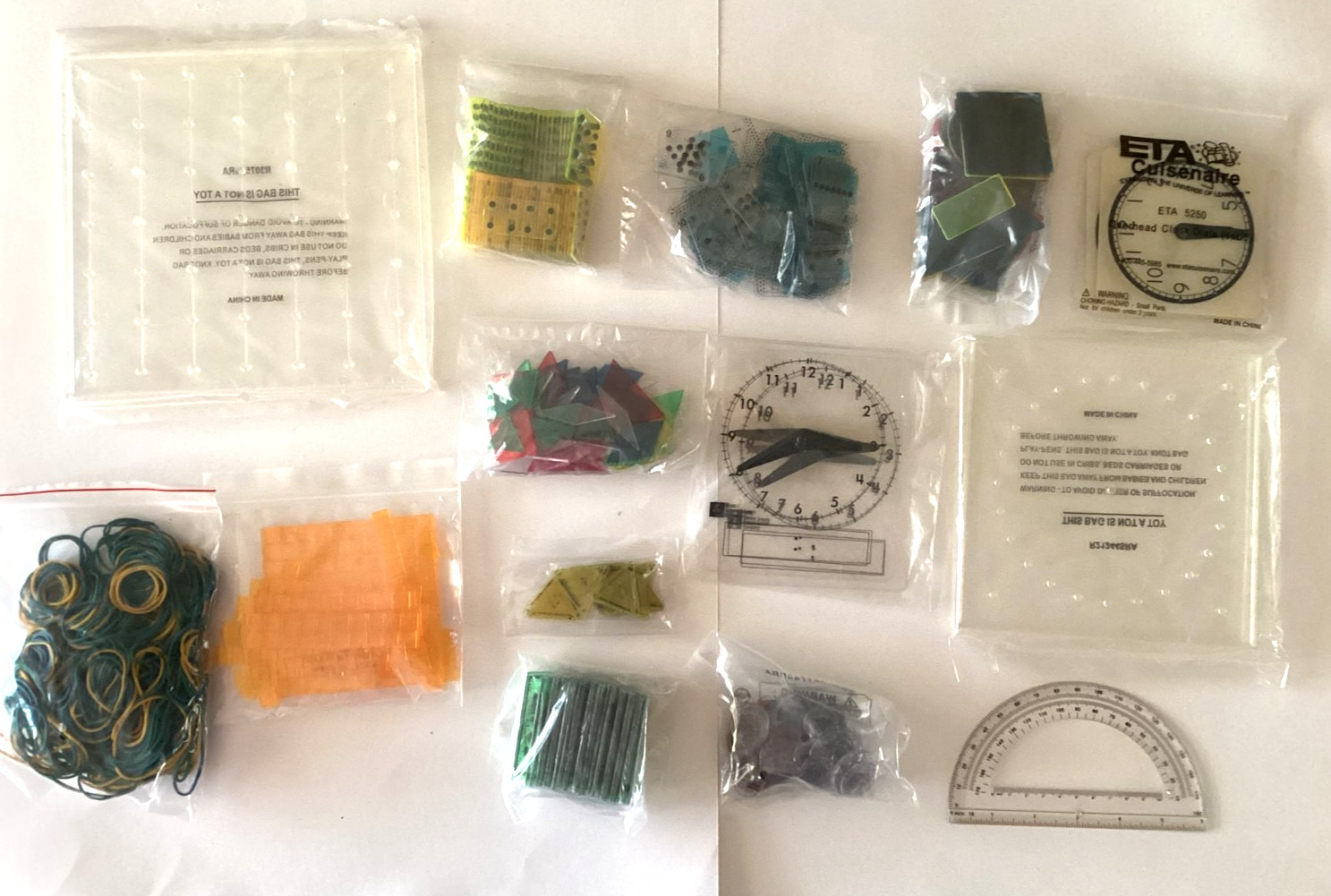Everyday Mathematics K-6 10135 Second Edition Deluxe Overhead Manipulative Kit